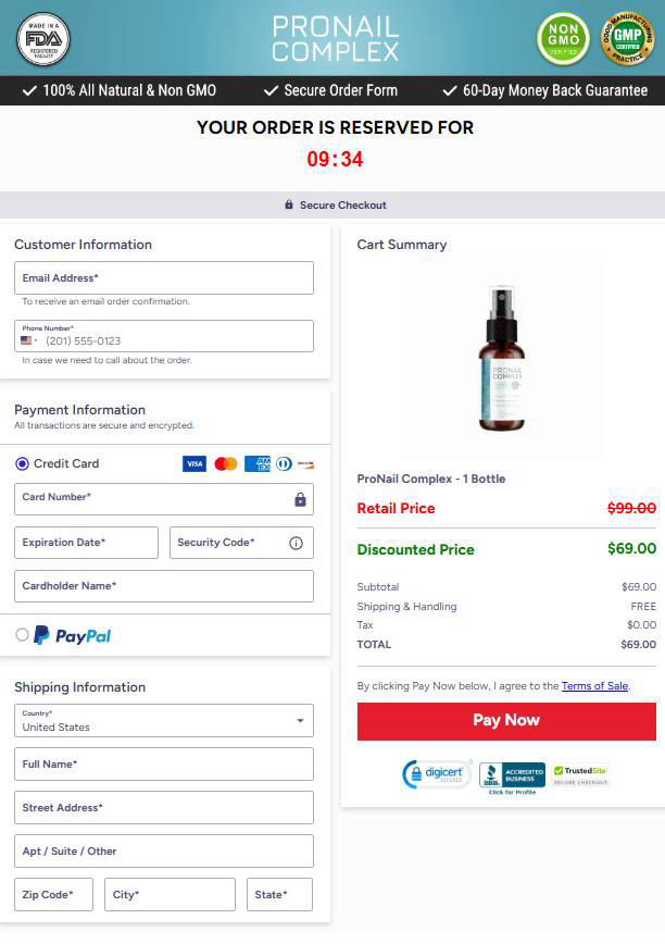 ProNail Complex - Secure checkout